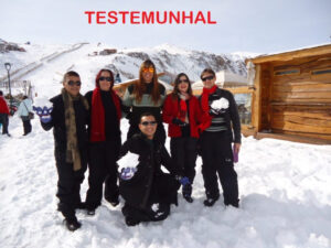 Tour privado na neve em Santiago